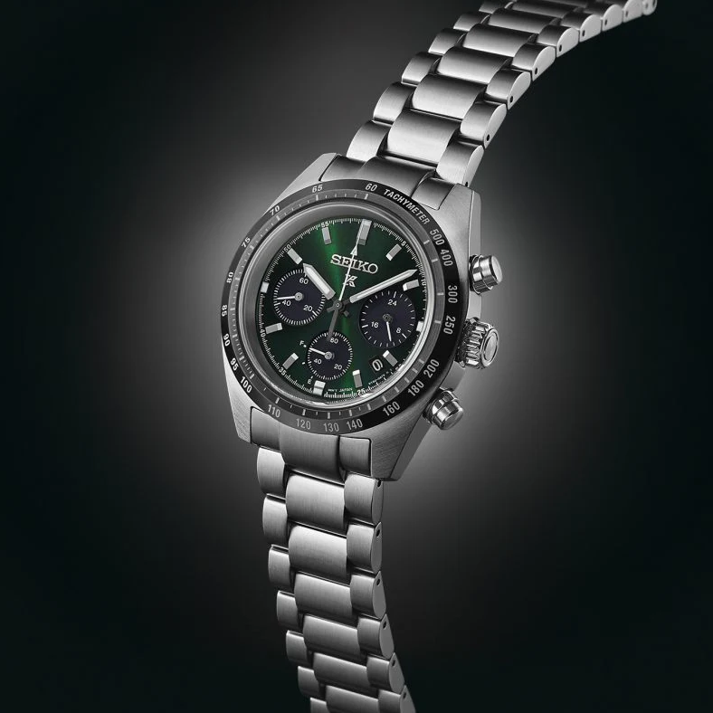 Seiko Prospex Deep Green Speedtimer Solar Chronograph - SSC933P1