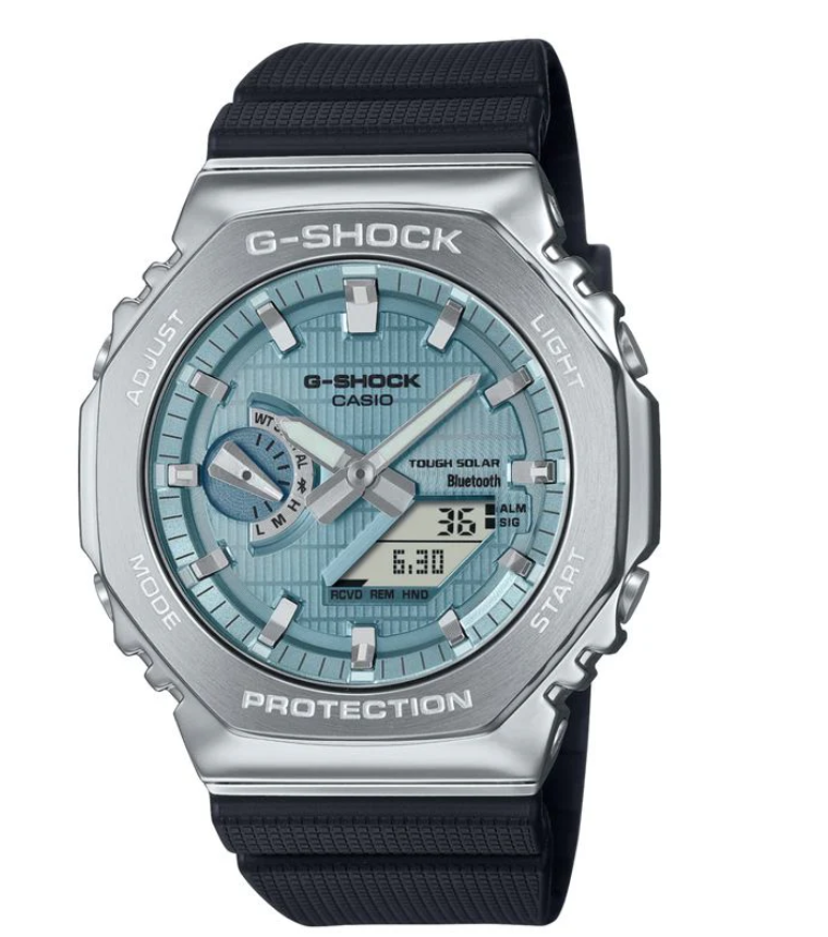 CASIO G-SHOCK MEN'S G-STEEL BLUETOOTH SOLAR - GBM-2100A-1A2DR