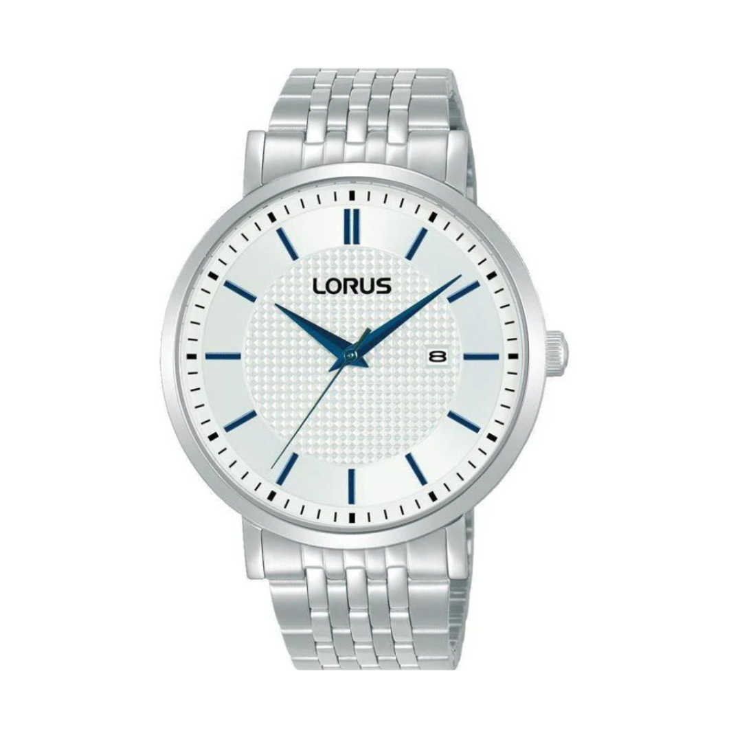 Lorus Gents White Dial 3-Hands Watch