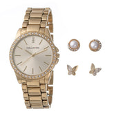 Hallmark Ladies Gold Round Bangle Watch main image 1