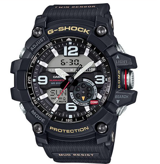 CASIO G-SHOCK MENS 200M TWIN SENSOR MUDMASTER - GG-1000-1ADR
