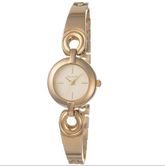 Hallmark Ladies Gold Bangle Champagne Dial Watch main image 1